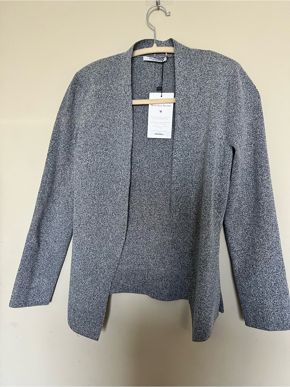 MM La Fleur Open-Front Gray Women's Woolf 3.0 Jardigan